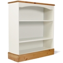FurnitureToday One Range Pine Painted Low Wide Bookcase