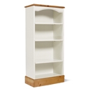 FurnitureToday One Range Pine Painted Medium Narrow Bookcase