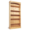FurnitureToday One Range Pine Tall Wide Bookcase