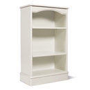 One Range White Painted Low Narrow Bookcase