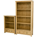 FurnitureToday Plum compact set of two bookcases