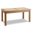 Portland Ash 6ft Extending Dining Table
