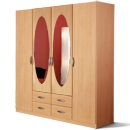 FurnitureToday Rauch Romance 4 door oval mirror wardrobe