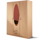 FurnitureToday Rauch Romance oval mirror wardrobe