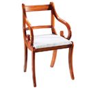 FurnitureToday Regency Reproduction Scroll Dining Chairs 