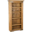 FurnitureToday Rustic Plank Single Bookcase