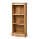 FurnitureToday Santa Fe Pine Narrow Low Bookcase 