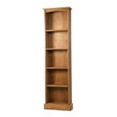 FurnitureToday Santa Fe Pine Tall Narrow Bookcase 