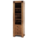 FurnitureToday Santana Reclaimed Oak Slim Bookcase