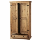 FurnitureToday Seconique Corona mexican pine 1 drawer wardrobe