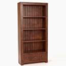 Tampica dark wood bookcase