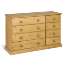 Tarka Solid Pine Combination Chest