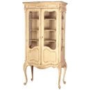 Valbonne French painted bombe display cabinet