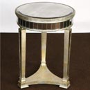 Venetian glass 3 leg side table