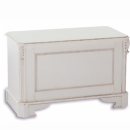 Versailles white painted small blanket box