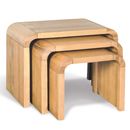 FurnitureToday Zenon Oak nest of tables