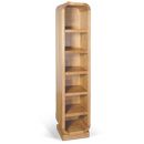 Zenon Oak Tall Shelf Cabinet