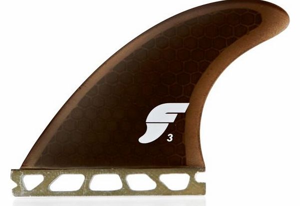 Futures F3 Traditional Hex Core Fins - Smoke