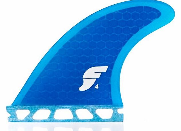 Futures F4 Traditional Hex Core Fins - Blue