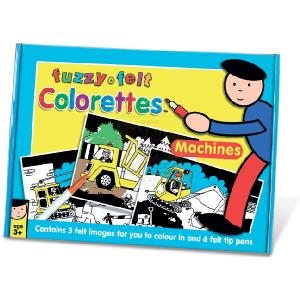 Fuzzy Felt Colorettes Rainbow Painting Machines