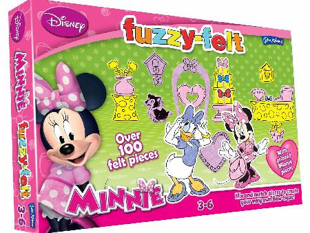 Fuzzy Felt Minnie Mouse Bow-tique