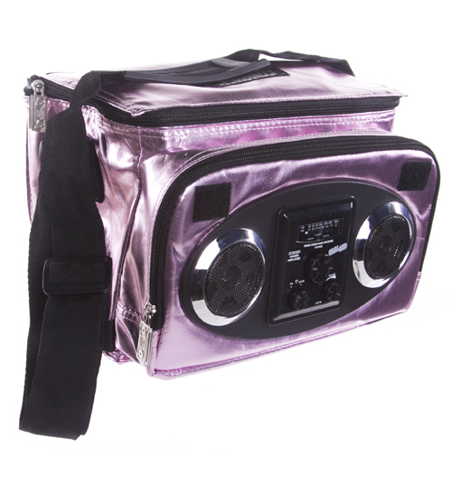 Fydelity Pink Metallic Retro Chillout Cooler With Working
