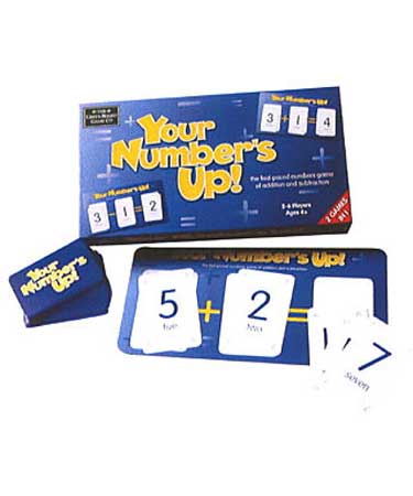 G B G Your Numbers Up! Board Game