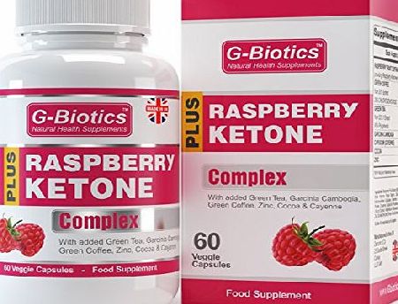 G-Biotics Raspberry Ketones Fresh Weight Loss Diet Pills - MAX Strength 1200mg Ketone Plus Formula - Blast The