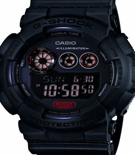 G-Shock Mens G-Shock Military Watch - Black/orange