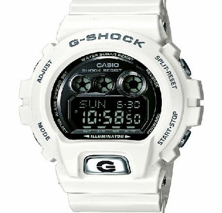 G-Shock Xl 6900 Watch - All White Mirror Face