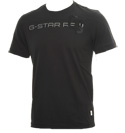 G-Star Black T-Shirt with Printed Logo