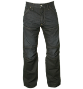 Black Worker Style Jeans - 32` Leg