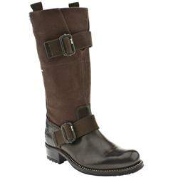 Female G-star Patton Rigger Leather Upper Casual in Black and Brown