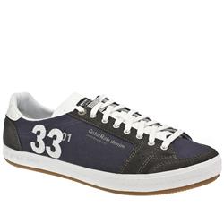 Male Blink Fabric Upper Fashion Trainers in Navy