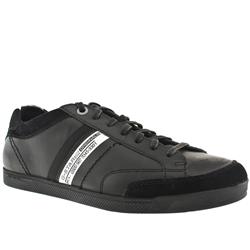 G-Star Raw Male G-Star Raw Tactic Bryant Leather Upper Fashion Trainers in Black and White