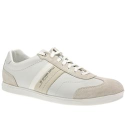 G-Star Raw Male G-Star Raw Tactic Lorne Leather Upper Fashion Trainers in White