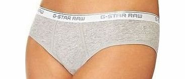 G-Star Womens Designer G-Star Raw Underwear Brief Cotton Pants In Grey