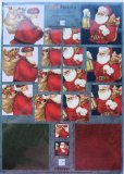 G18 DuoTwists A4 die cut twisted pyramid decoupage sheet - Christmas - Santas Presents