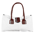 Gabs White Leather Handbag