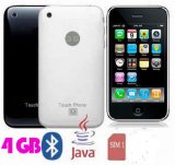 ipop Black i9 (4GB) Touch Screen Mobile Phone, GSM Quadband, Dual Sim Dual Standy, MP3/MP4, JAVA, SELF-INSTALL, USB, Unlocked, Sim Free
