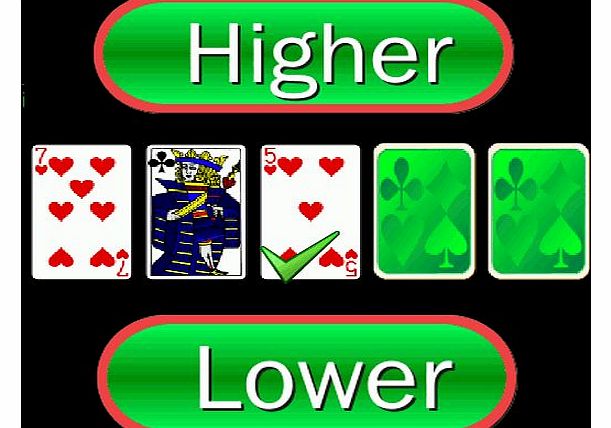 Galatic Droids Higher or Lower card game
