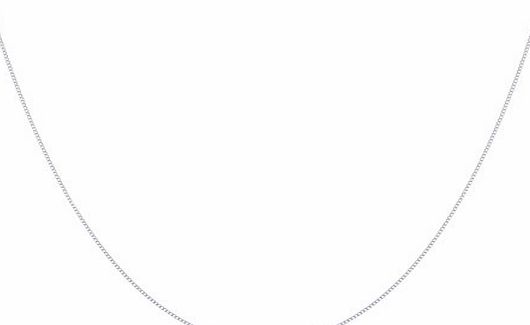 Galaxy Jewellery Real Genuine 925 Sterling Silver 0.7mm Fine Delicate Curb Necklace Chain 18`` 45cm
