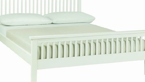 Gallery Collection Atlanta White 135cm (Double - 4ft 6in) High Foot Bedstead