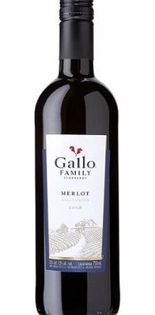 Gallo Family Vineyards Gallo Merlot 75cl - Pack of 6