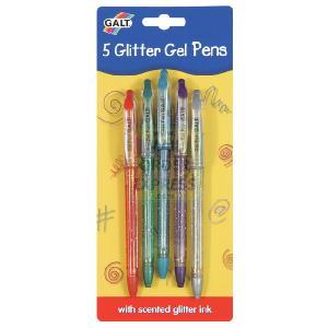 5 Glitter Gel Pens
