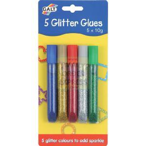 Galt 5 Glitter Glues 5 x 10g