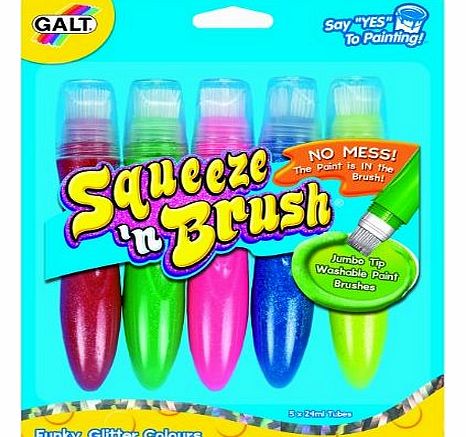 Galt America Galt Toys Squeeze and Brush 5 Glitter Colours