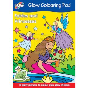 Galt Fairies and Princesses Glow Colouring Pad
