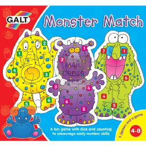 Play and Learn Monster Match 9 x 6 Piece Jigsaw Game