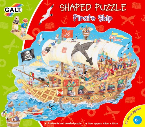 Galt Shaped Puzzle - Pirate Ship